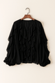 Ruffle V - Neck BlouseAzizaK