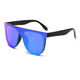 SHAUNA Retro Oversized Aviator Sunglasses with RivetsAzizaK