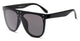 SHAUNA Retro Oversized Aviator Sunglasses with RivetsAzizaK