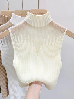 Sheer Knit Tank – SleevelessAzizaK