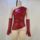 Sleeveless Off Shoulder Leather VestAzizaK