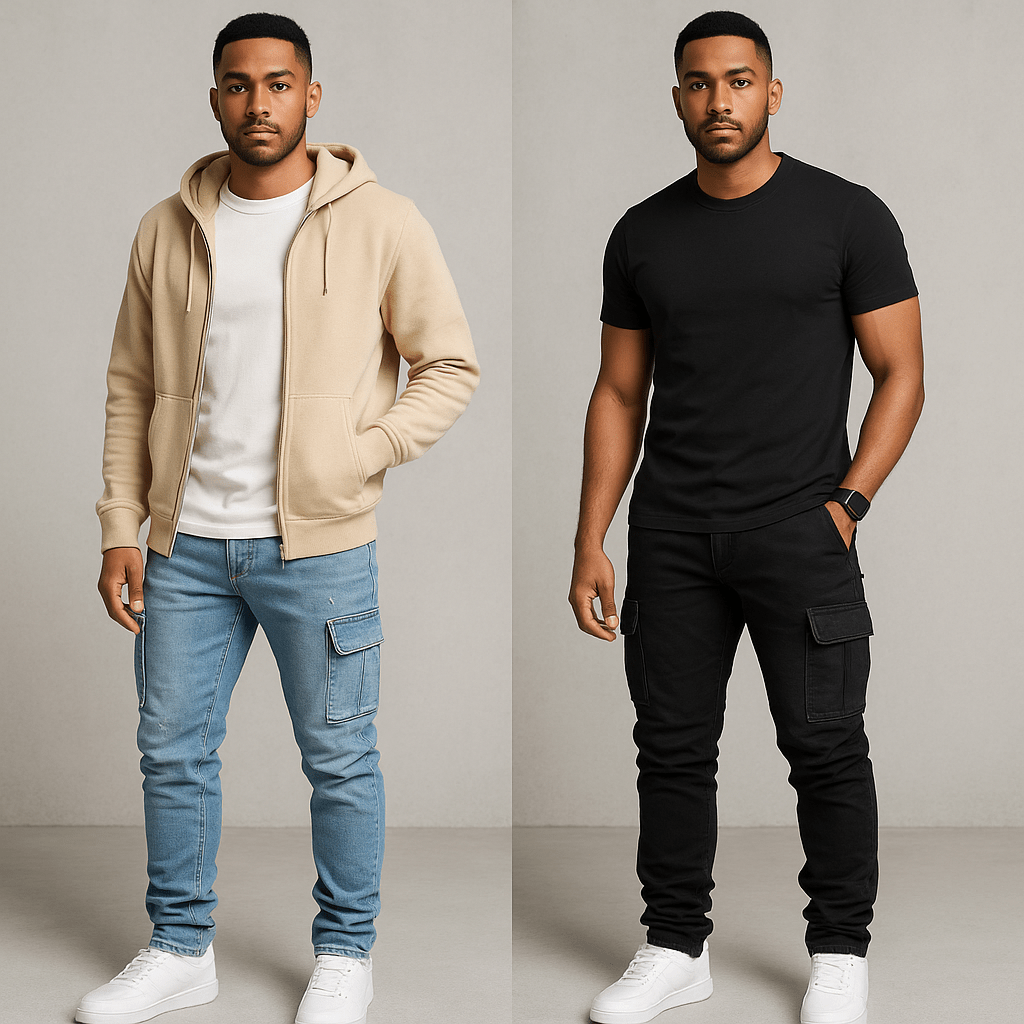 Slim Fit Cargo Jeans – Urban Street StyleAzizaK