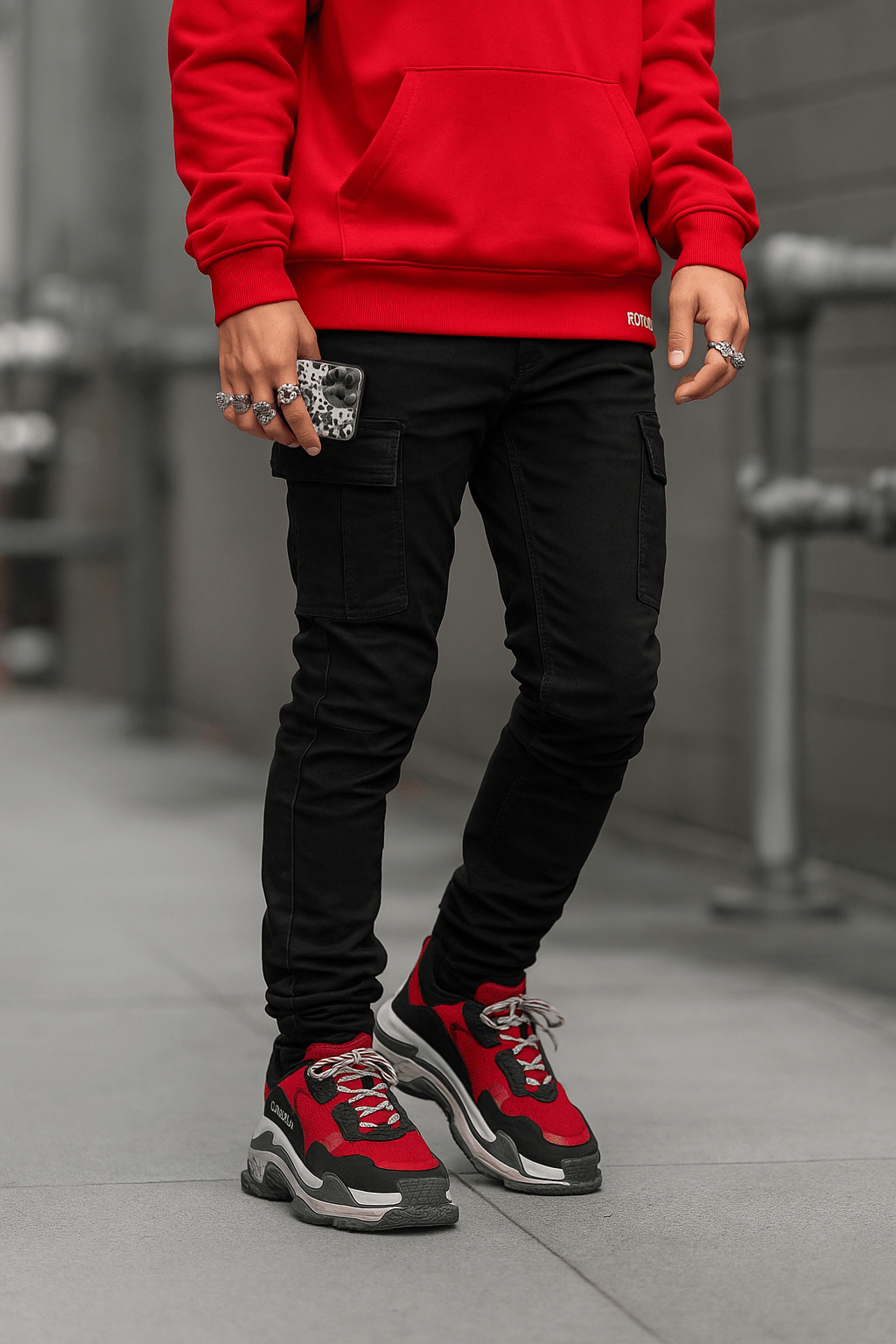 Slim Fit Cargo Jeans – Urban Street StyleAzizaK
