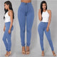 Solid color skinny jeansAzizaK