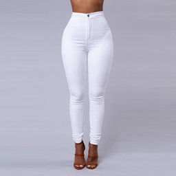 Solid color skinny jeansAzizaK