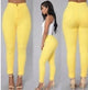 Solid color skinny jeansAzizaK