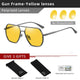 Square Aluminum Sunglasses UV400AzizaK