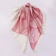 Square silk scarf with flowersAzizaK