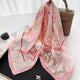 Square silk scarf with flowersAzizaK