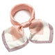 Square silk scarf with flowersAzizaK