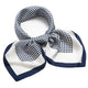 Square silk scarf with flowersAzizaK