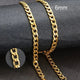 Stainless Steel Black Gold Color Cuban Link Chain Necklace for Men Eye Catching Short Length Male Choker Jewelry GiftAzizaK