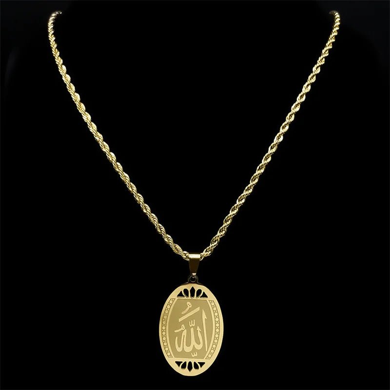 Stainless steel necklace with pendantAzizaK
