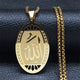 Stainless steel necklace with pendantAzizaK