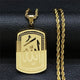 Stainless steel necklace with pendantAzizaK
