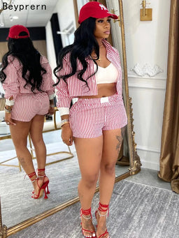 Striped 2 - Piece SetAzizaK