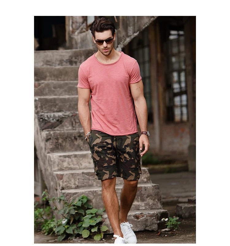 Summer Cotton Sports T-Shirt – Loose Fit ActivewearAzizaK