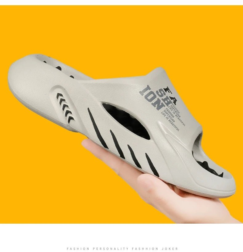 Summer massage slippers, casual soft sole beach flip flopsAzizaK