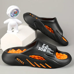 Summer massage slippers, casual soft sole beach flip flopsAzizaK
