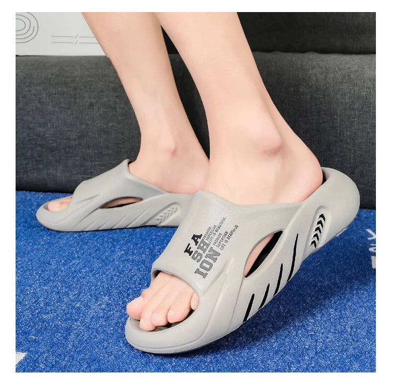 Summer massage slippers, casual soft sole beach flip flopsAzizaK