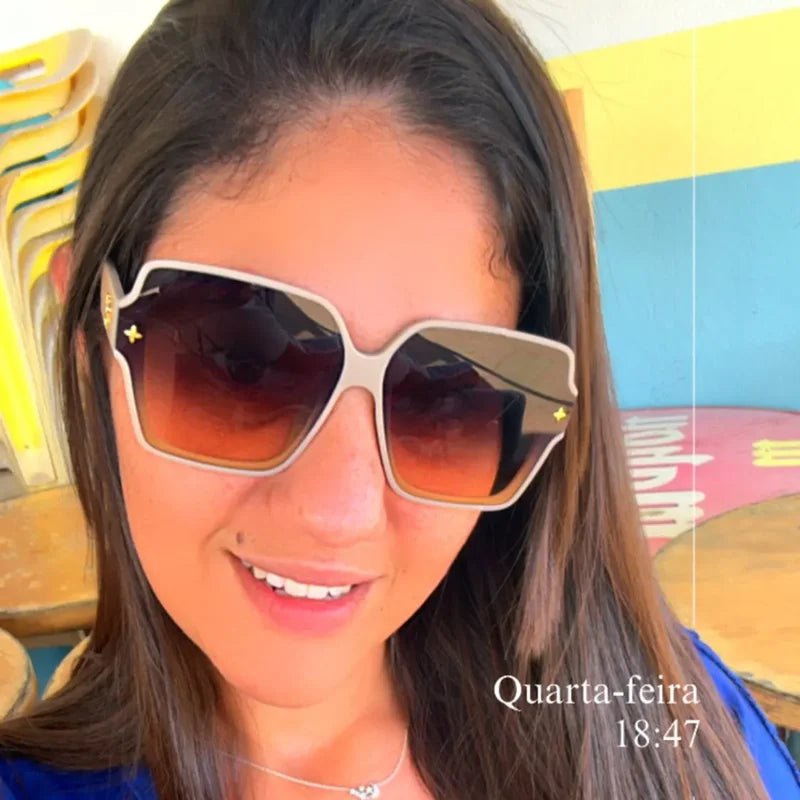 trendy square frame sunglassesAzizaK