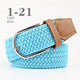 Unisex colorful canvas belt 107/120 cmAzizaK