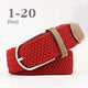 Unisex colorful canvas belt 107/120 cmAzizaK
