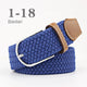 Unisex colorful canvas belt 107/120 cmAzizaK
