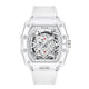 UTHAI BK134 Personalized Transparent Hollow Barrel Quartz WatchAzizaK