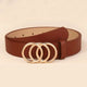 Versatile leather belt for womenAzizaK