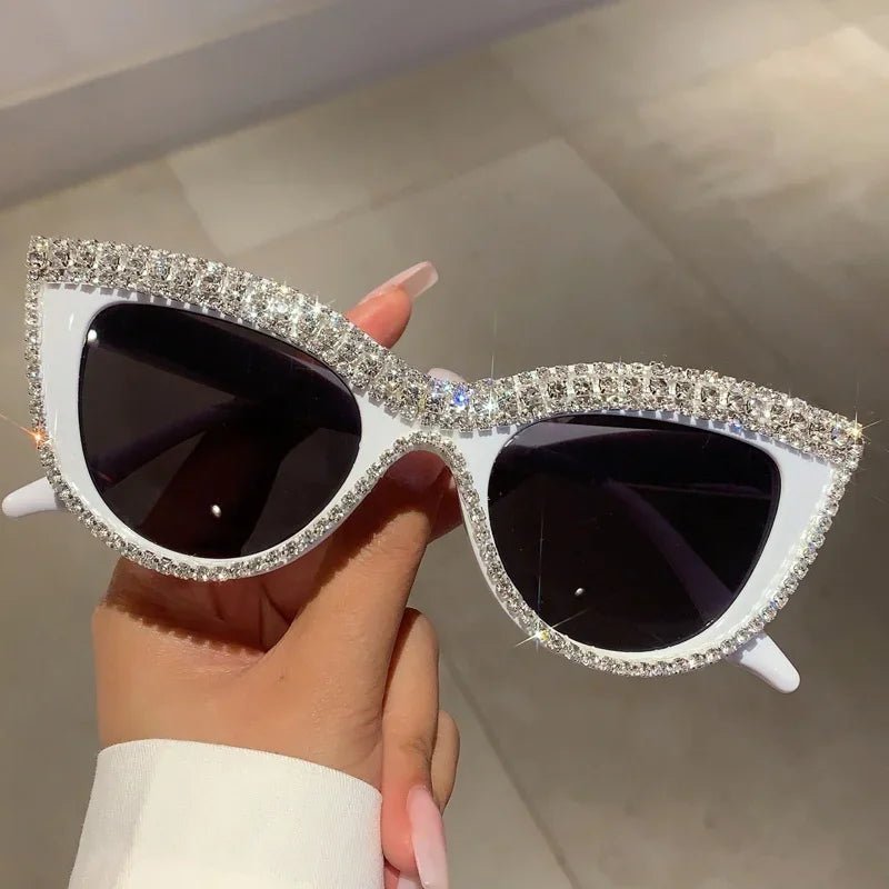 Vintage Cat Eye Sunglasses with RhinestonesAzizaK
