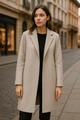 Vintage V - Neck Long Sleeve CoatsAzizaK