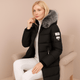 Warm Windproof Winter Coat Hooded Cotton Jacket with Zipper PocketsAzizaK