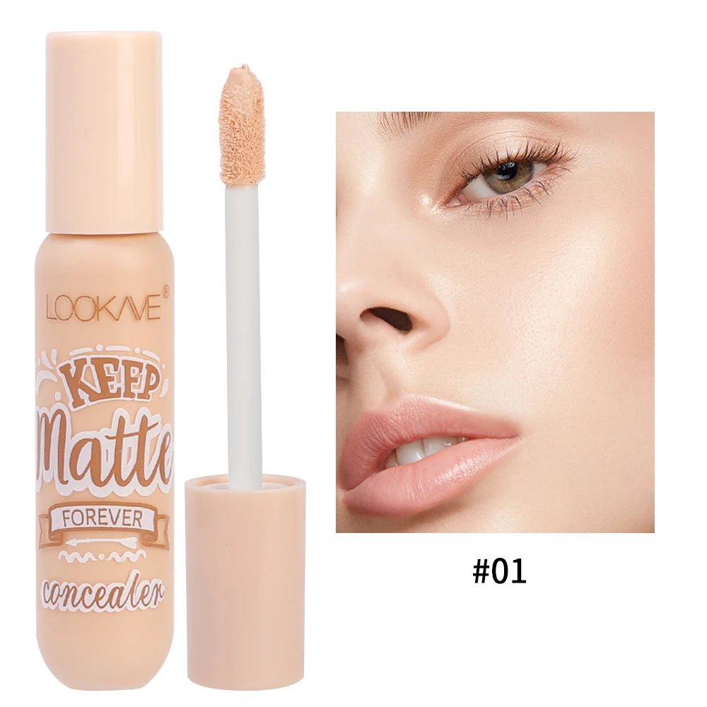 Waterproof Matte Liquid Concealer Cream Moisturizing Makeup Cover Acne Dark Circles Foundation Contouring Face ContouringAzizaK