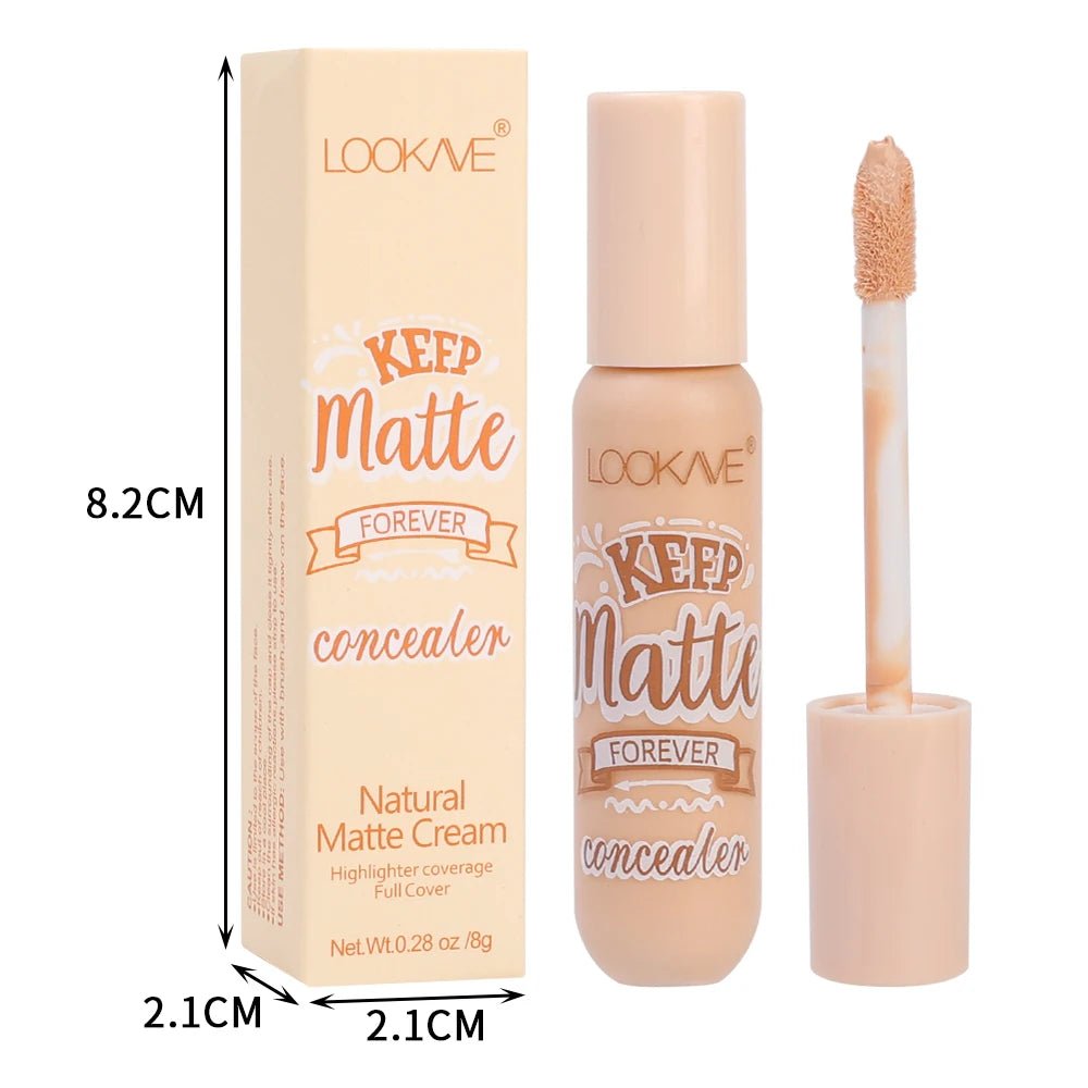 Waterproof Matte Liquid Concealer Cream Moisturizing Makeup Cover Acne Dark Circles Foundation Contouring Face ContouringAzizaK