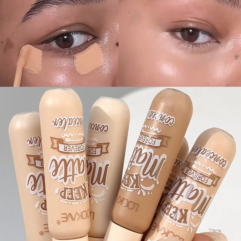 Waterproof Matte Liquid Concealer Cream Moisturizing Makeup Cover Acne Dark Circles Foundation Contouring Face ContouringAzizaK