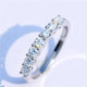 Wedding Ring Set White Gold Plated 1 Carat Cubic ZirconiaAzizaK
