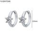 White crystal earrings (925)AzizaK