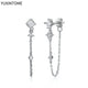 White crystal earrings (925)AzizaK