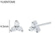 White crystal earrings (925)AzizaK