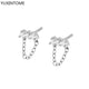White crystal earrings (925)AzizaK