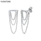 White crystal earrings (925)AzizaK