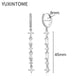 White crystal earrings (925)AzizaK