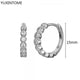 White crystal earrings (925)AzizaK