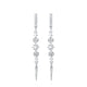 White crystal earrings (925)AzizaK
