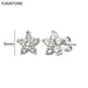 White crystal earrings (925)AzizaK