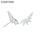 White crystal earrings (925)AzizaK
