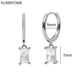 White crystal earrings (925)AzizaK
