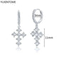 White crystal earrings (925)AzizaK