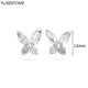 White crystal earrings (925)AzizaK